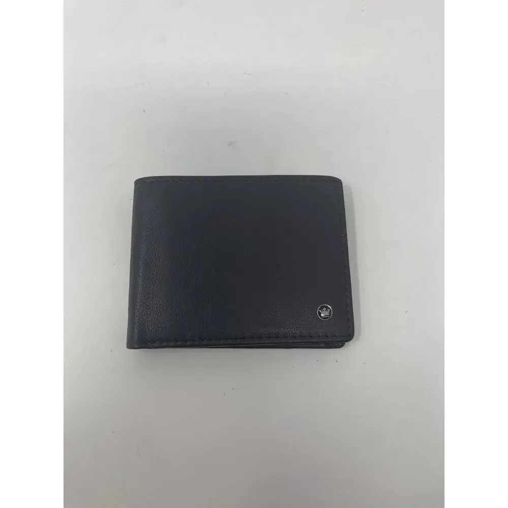 Louis‎ Philippe Men's Brown Texture Leather Bifold Wallet